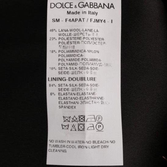 Dolce & Gabbana Gold Black Short Mini Skirt