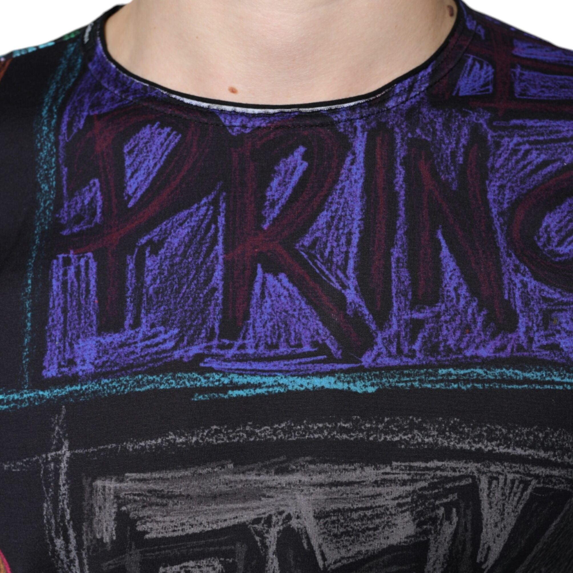 Dolce & Gabbana Multicolor Graphic Print Cotton T-shirt