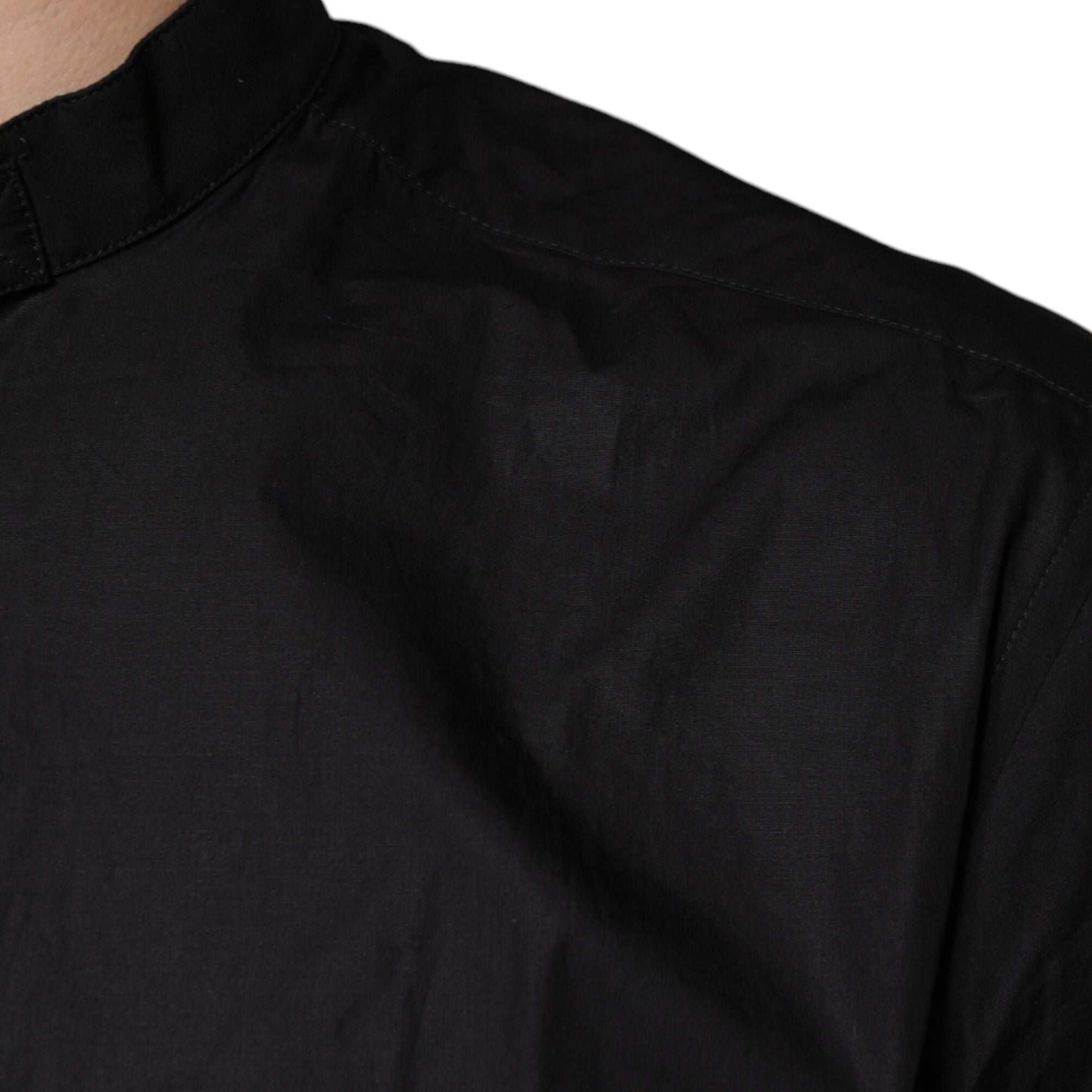 Dolce & Gabbana Black Cotton Button Down Men Casual Shirt