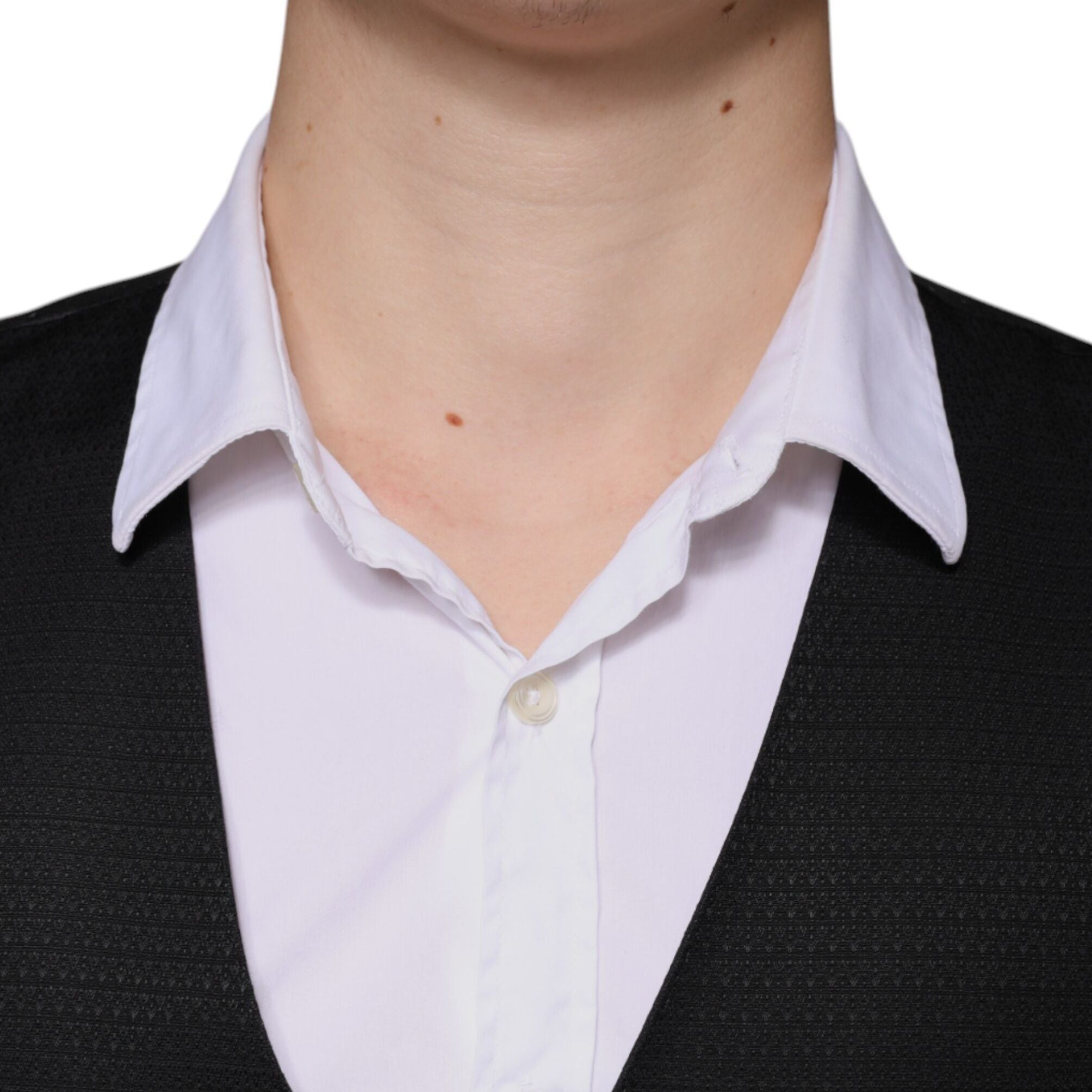 Dolce & Gabbana Black Wool Waistcoat Dress Formal Vest