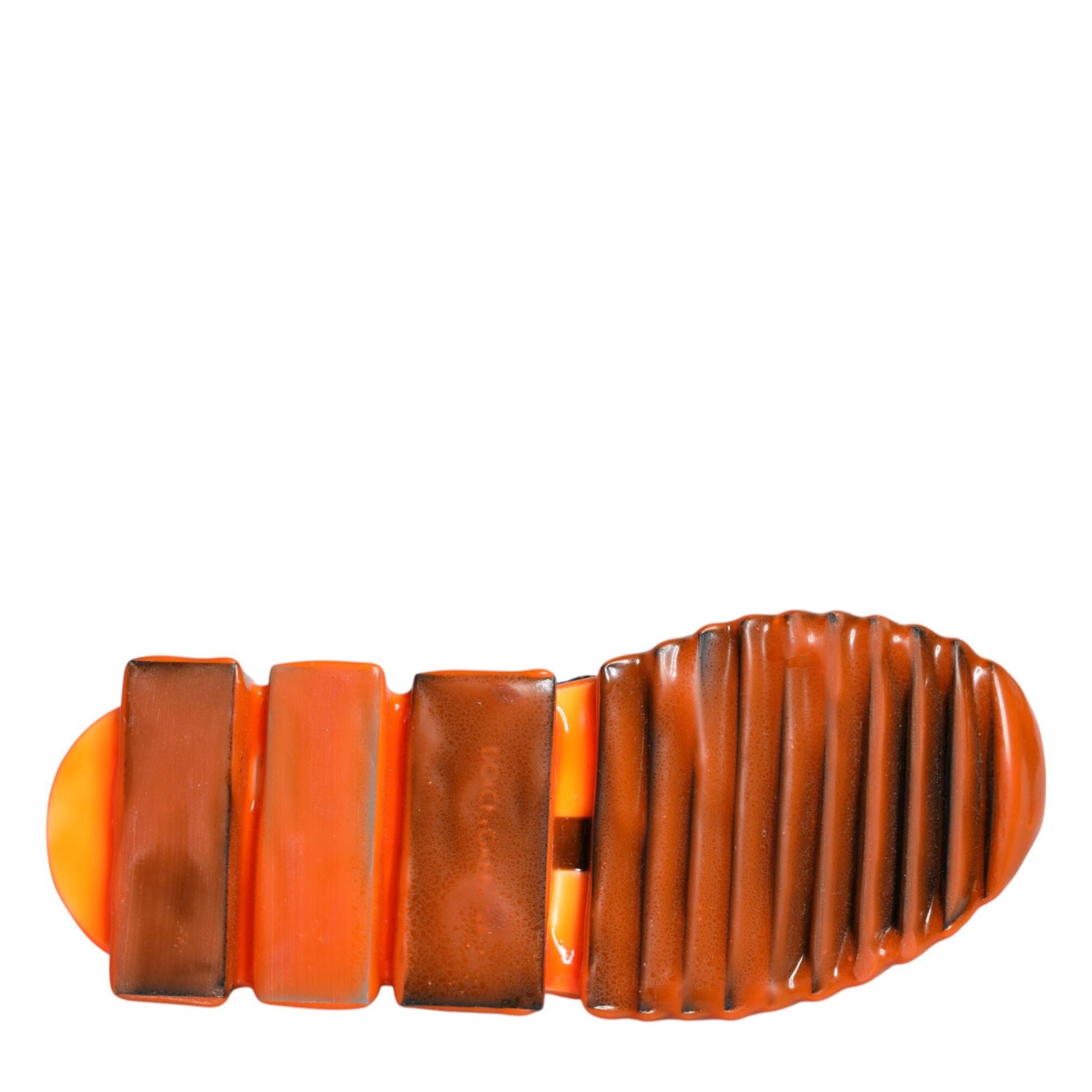 Dolce & Gabbana Black Orange Sorrento Slip On Sneakers Shoes