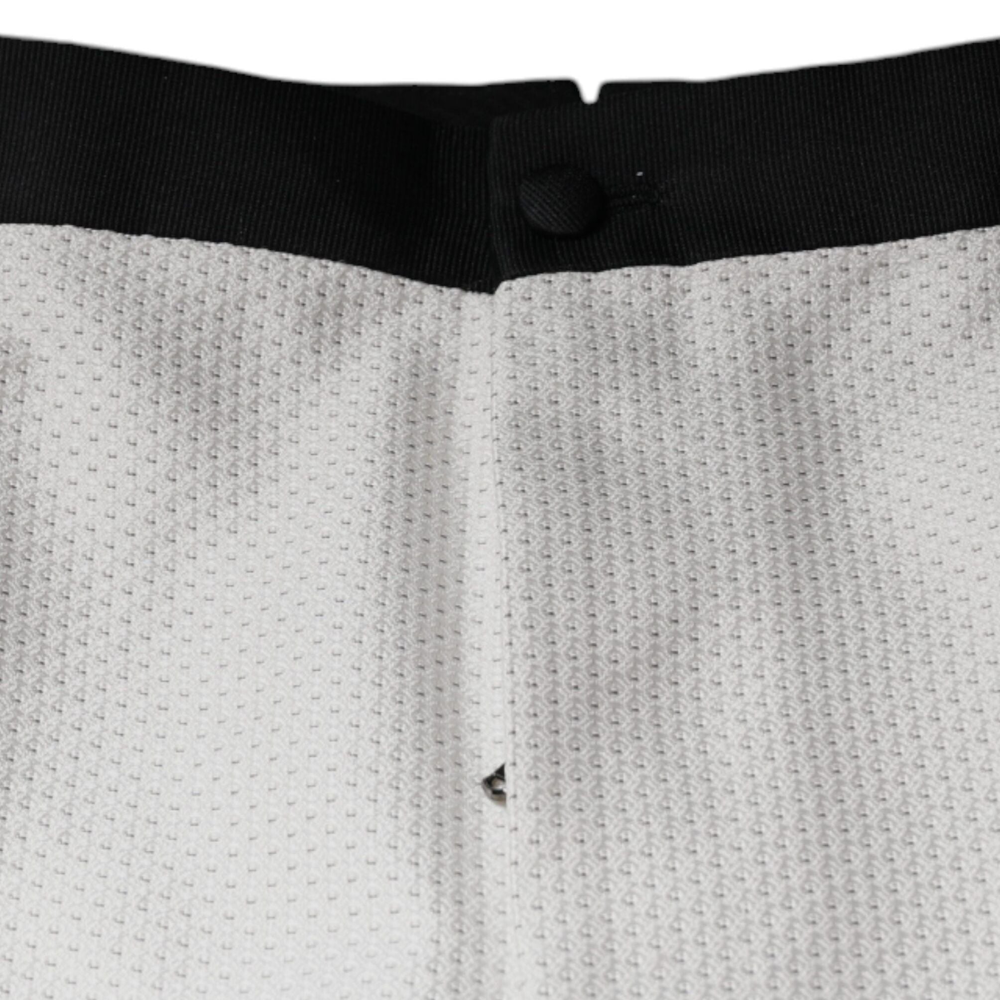Dolce & Gabbana White Polyester Formal Dress Pants