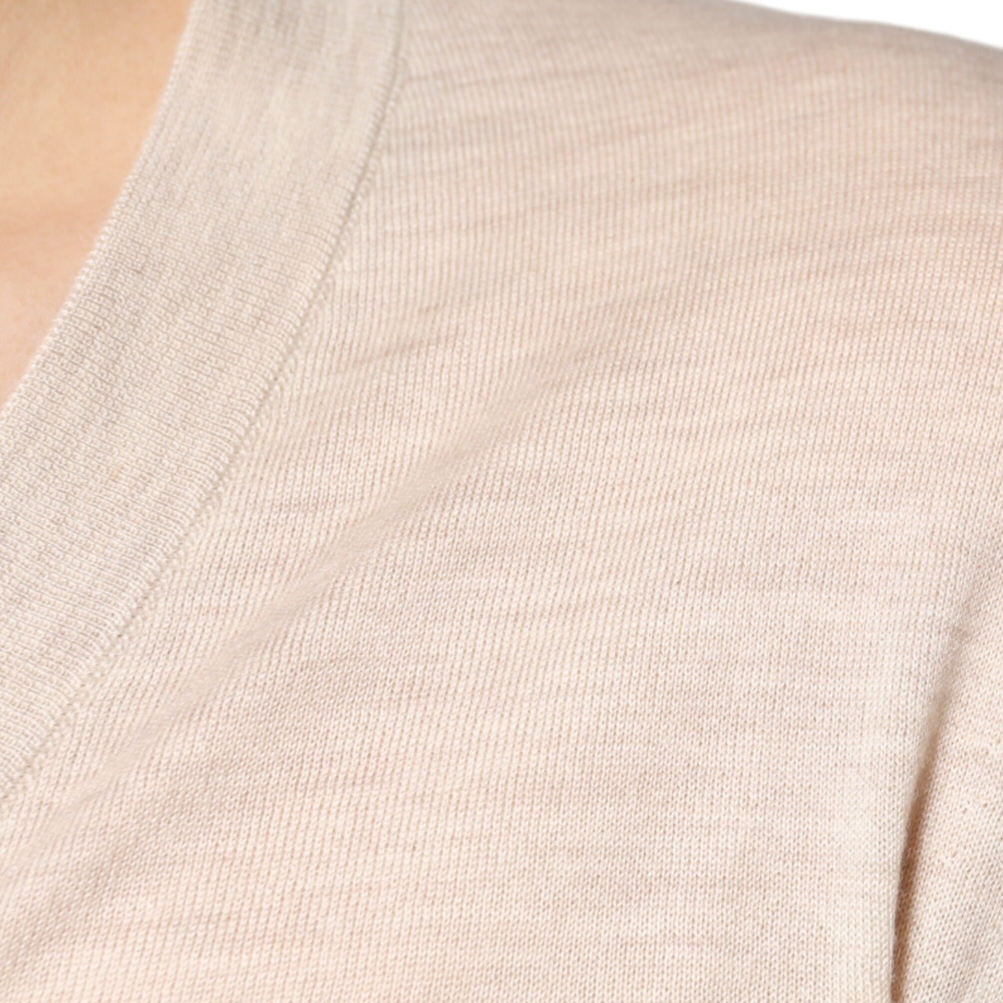 Dolce & Gabbana Beige Cashmere Button Down Cardigan Sweater