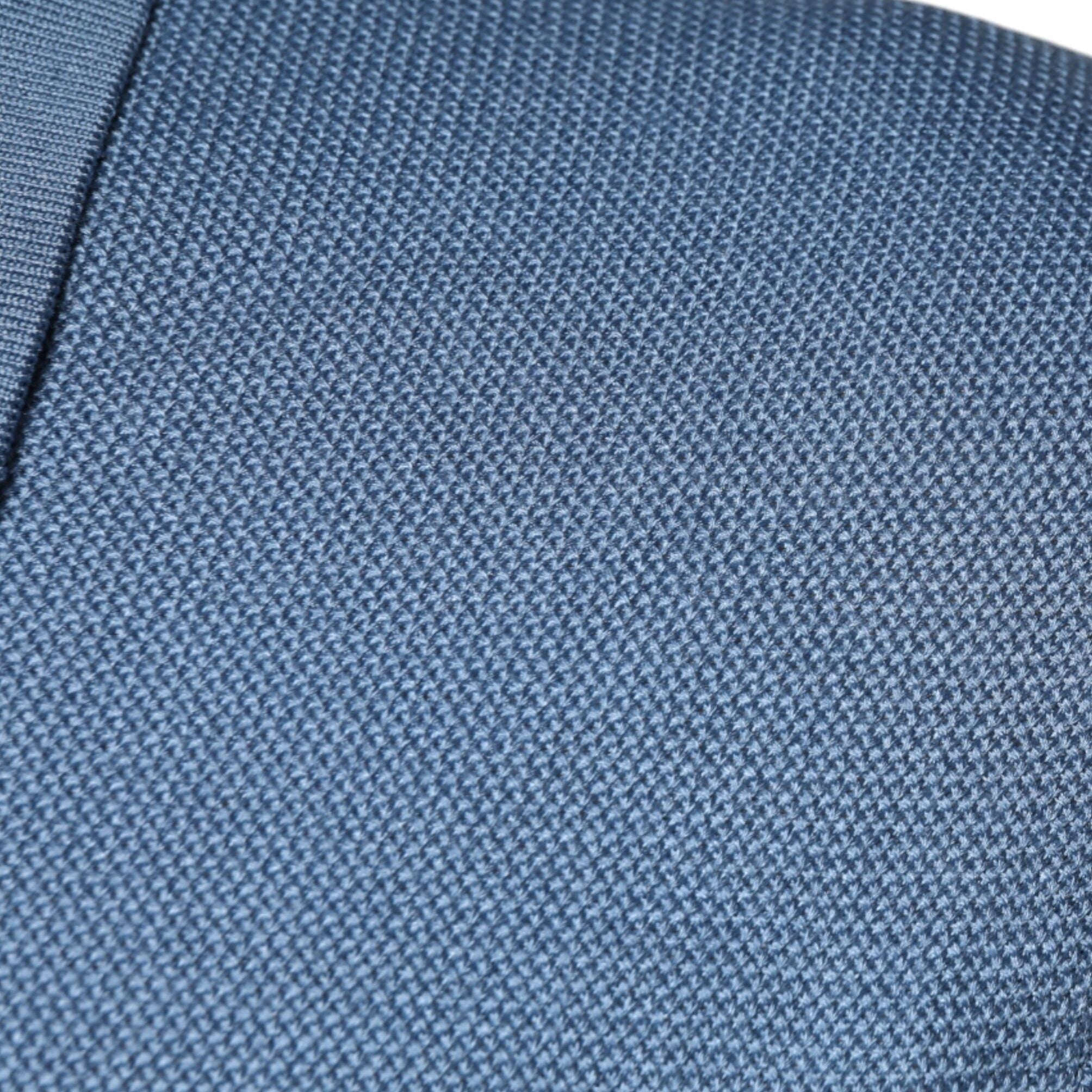 Dolce & Gabbana Sky Blue Silk Collared Men Pullover Sweater