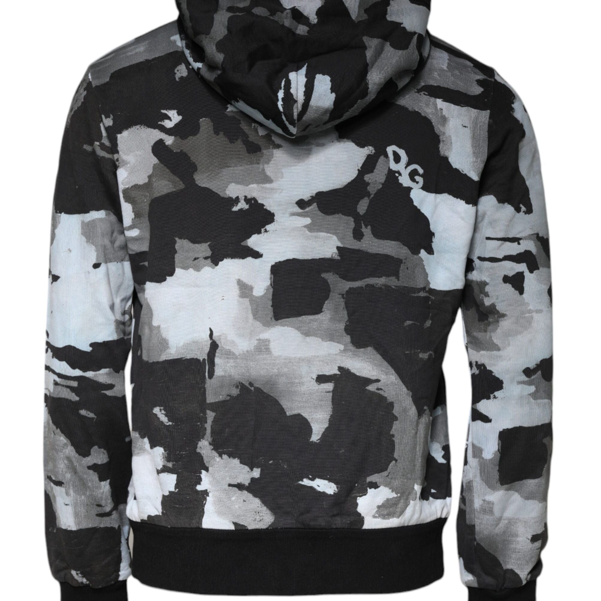 Dolce & Gabbana Multicolor Camouflage Men Hooded Sweater (Copy)