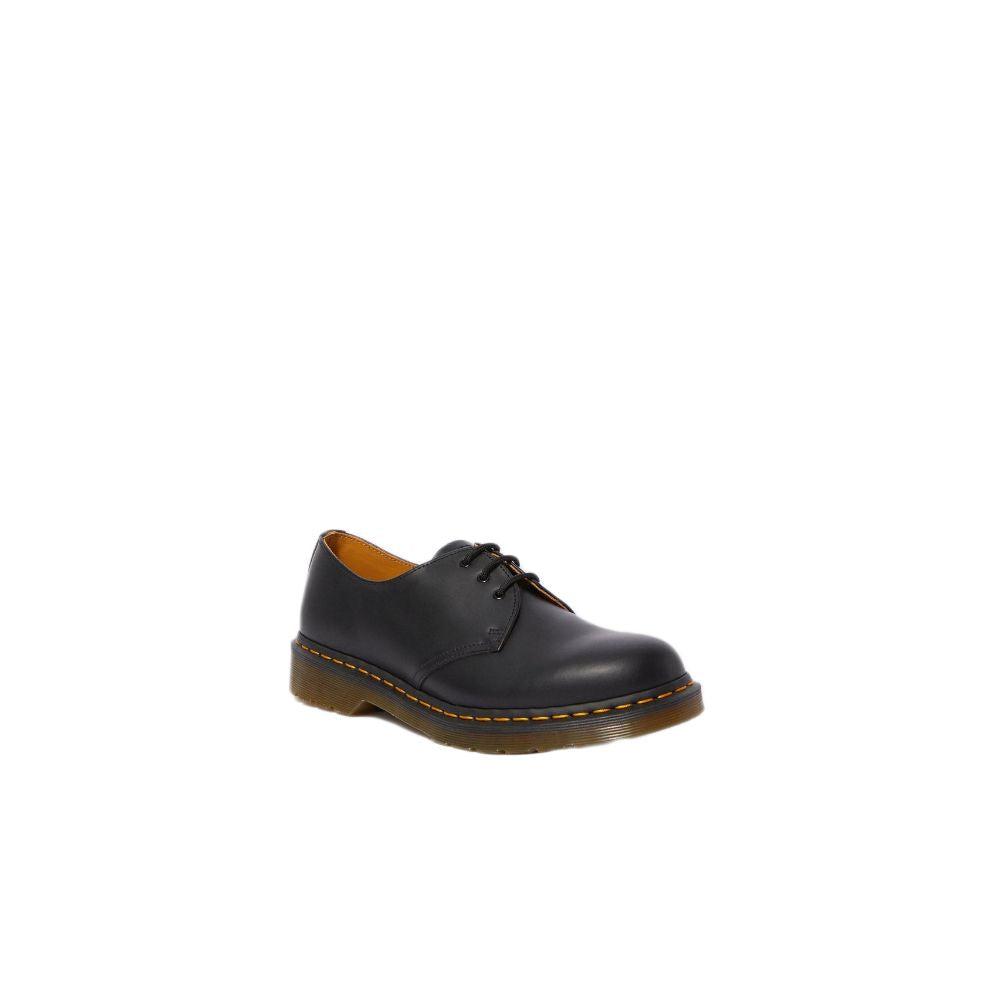 Dr. Martens Black Leather Platform Pumps
