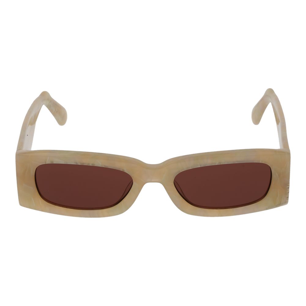 GCDS Beige Plastic Sunglasses