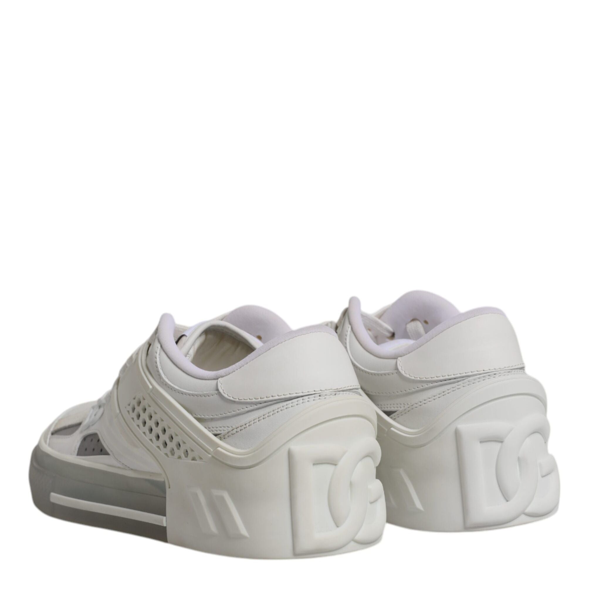Dolce & Gabbana White DG Logo CUSTOM 2.Zero Sneakers Shoes