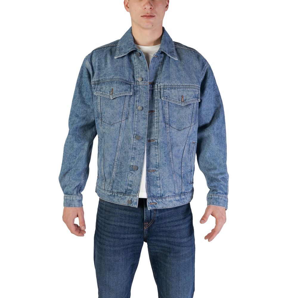 Hugo Boss Light Blue Cotton Denim Jacket