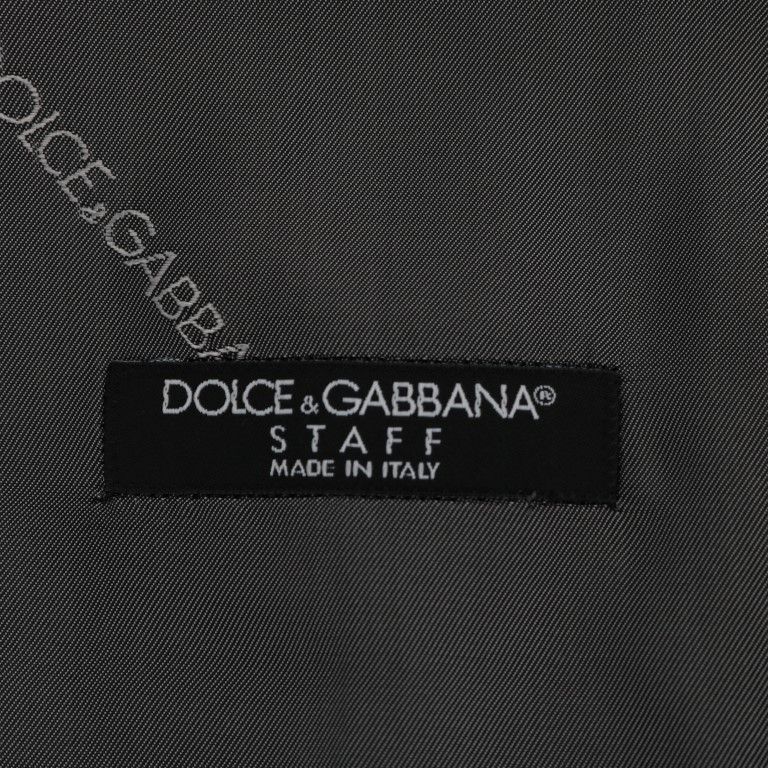 Dolce & Gabbana Gray STAFF Cotton Rayon Vest
