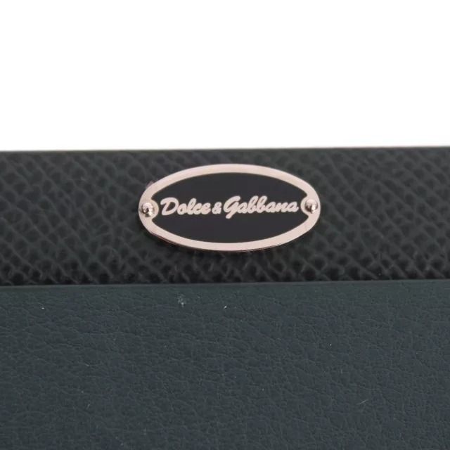 Dolce & Gabbana Green Leather Mouse Pad