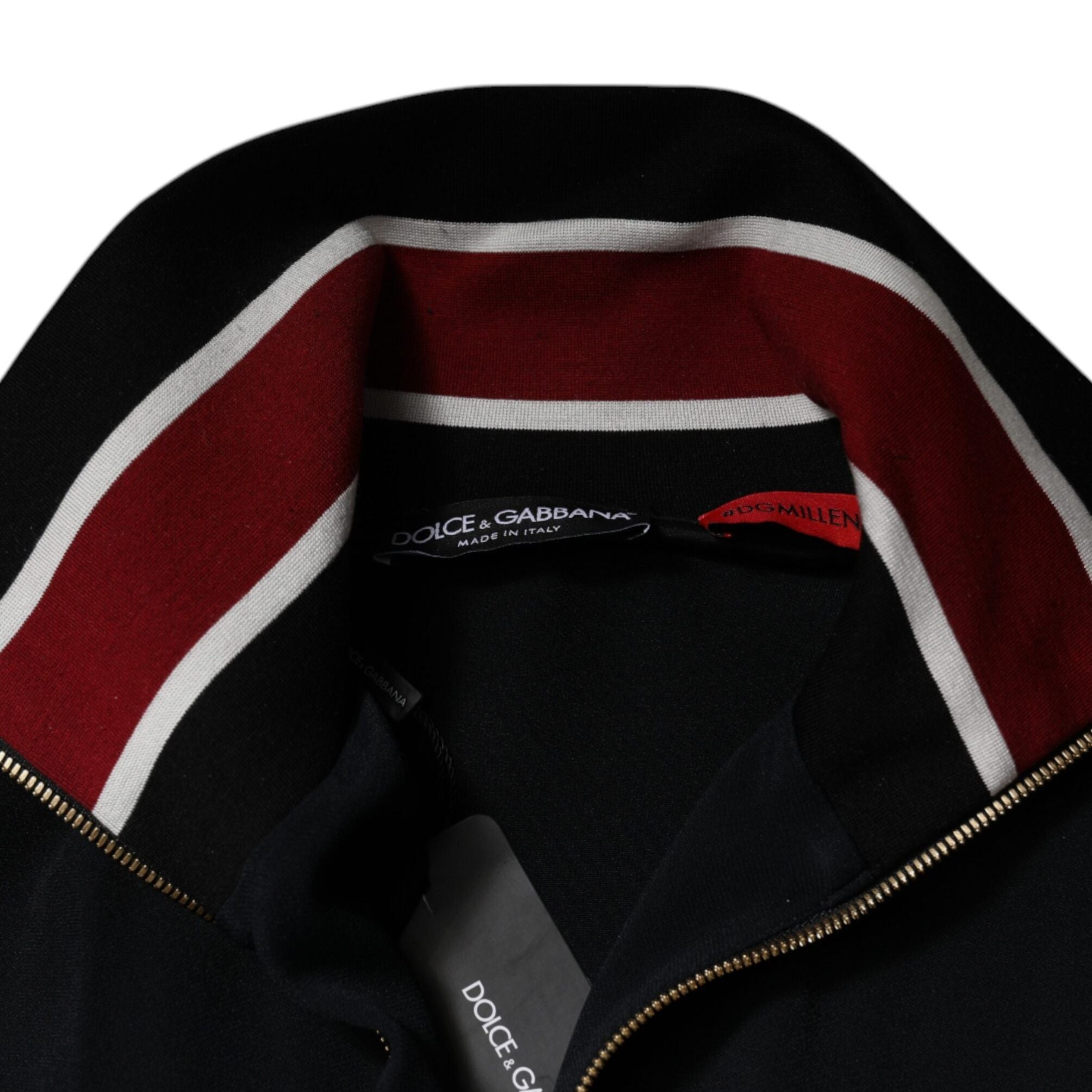 Dolce & Gabbana Black DG King Full Zip Sweatshirt Sweater