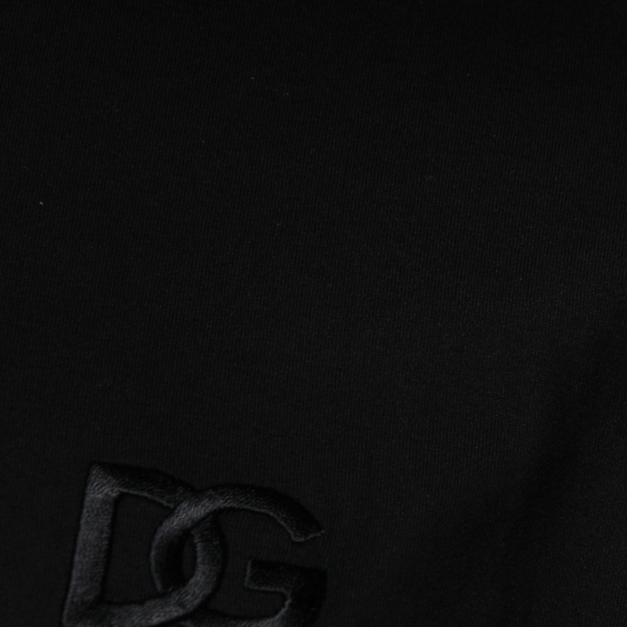Dolce & Gabbana Black Crew Neck Short Sleeve T-shirt