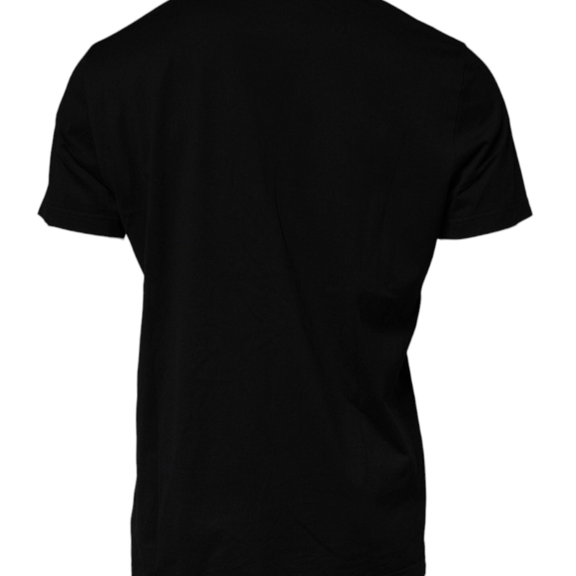 Dolce & Gabbana Black Crew Neck Short Sleeve T-shirt