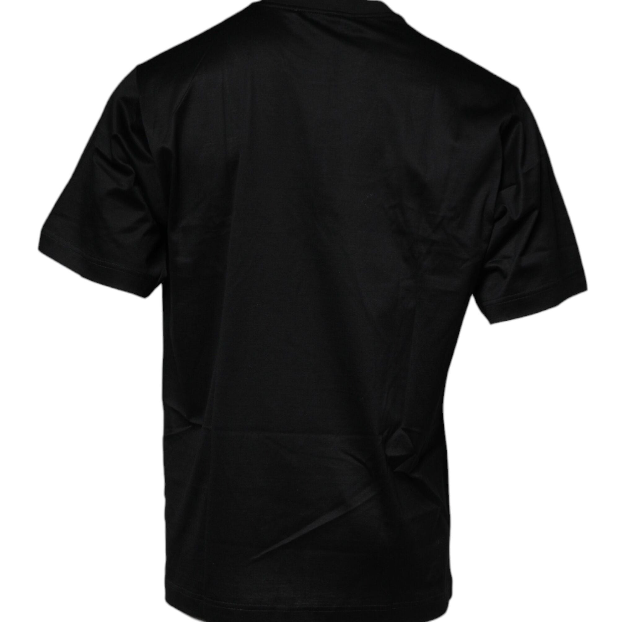 Dolce & Gabbana Black Crew Neck Short Sleeve T-shirt