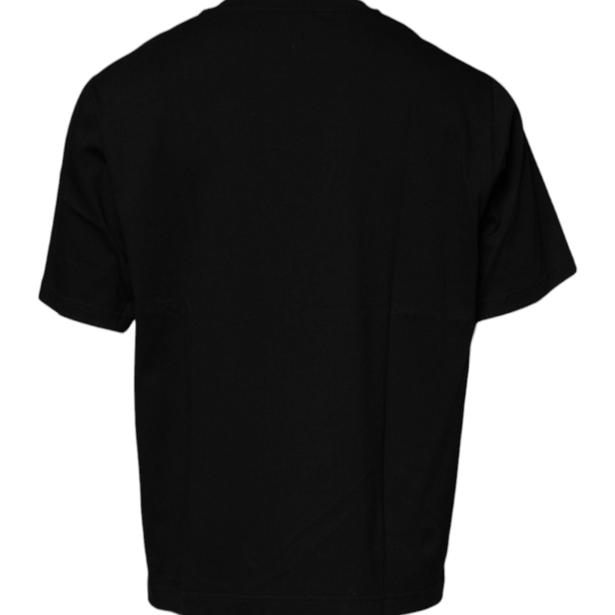 Dolce & Gabbana Black Crew Neck Short Sleeve T-shirt