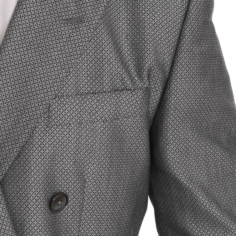 Dolce & Gabbana Black Stretch Crystal Bee Slim Fit Suit