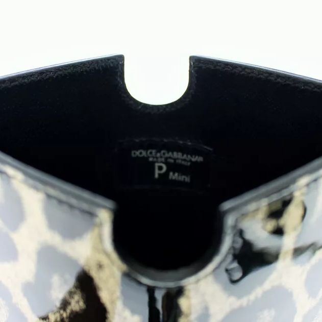 Dolce & Gabbana White Leopard Pattern Leather eBook Cover Tablet Case