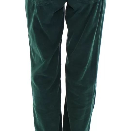 Dolce & Gabbana Green Cotton Corduroys SLIMMY Fit D&G Pants