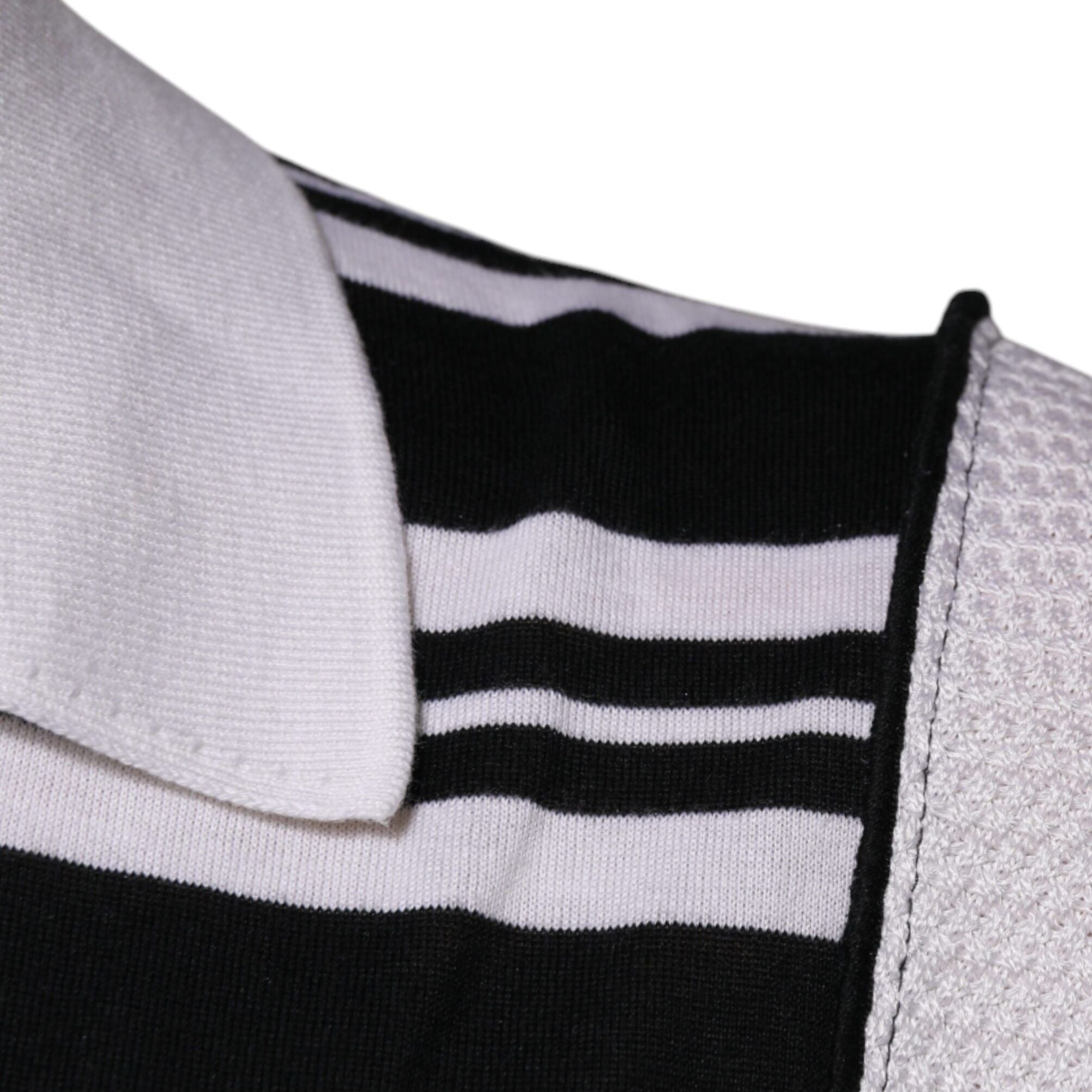Dolce & Gabbana Black White Stripes Collared Polo T-shirt