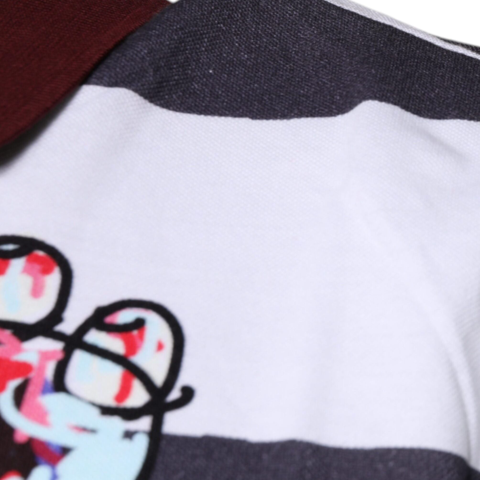 Dolce & Gabbana Multicolor Graphic Collared Polo T-shirt