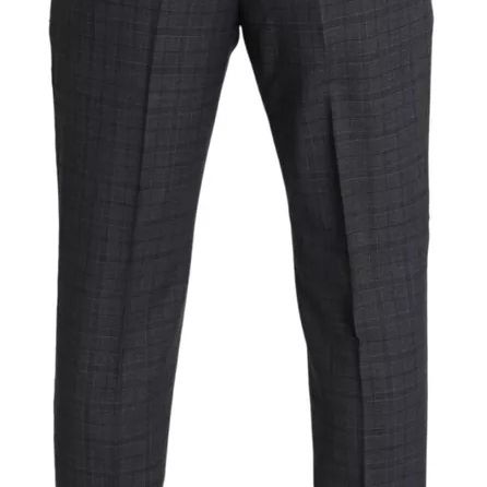 Dolce & Gabbana Gray Wool Men Formal 2 Piece MARTINI Suit