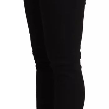 Dolce & Gabbana Black Cotton Stretch Skinny Denim Jeans