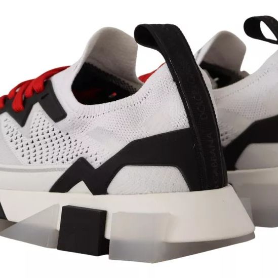 Dolce & Gabbana White SORRENTO Sport Stretch Men Shoes Sneakers