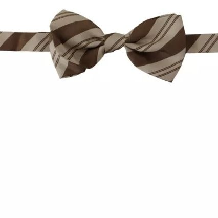 Dolce & Gabbana Multicolor Patterned Adjustable Neck Bow Tie Men
