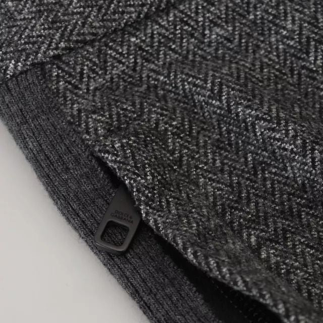Dolce & Gabbana Gray Chevron Viscose Skinny Pants
