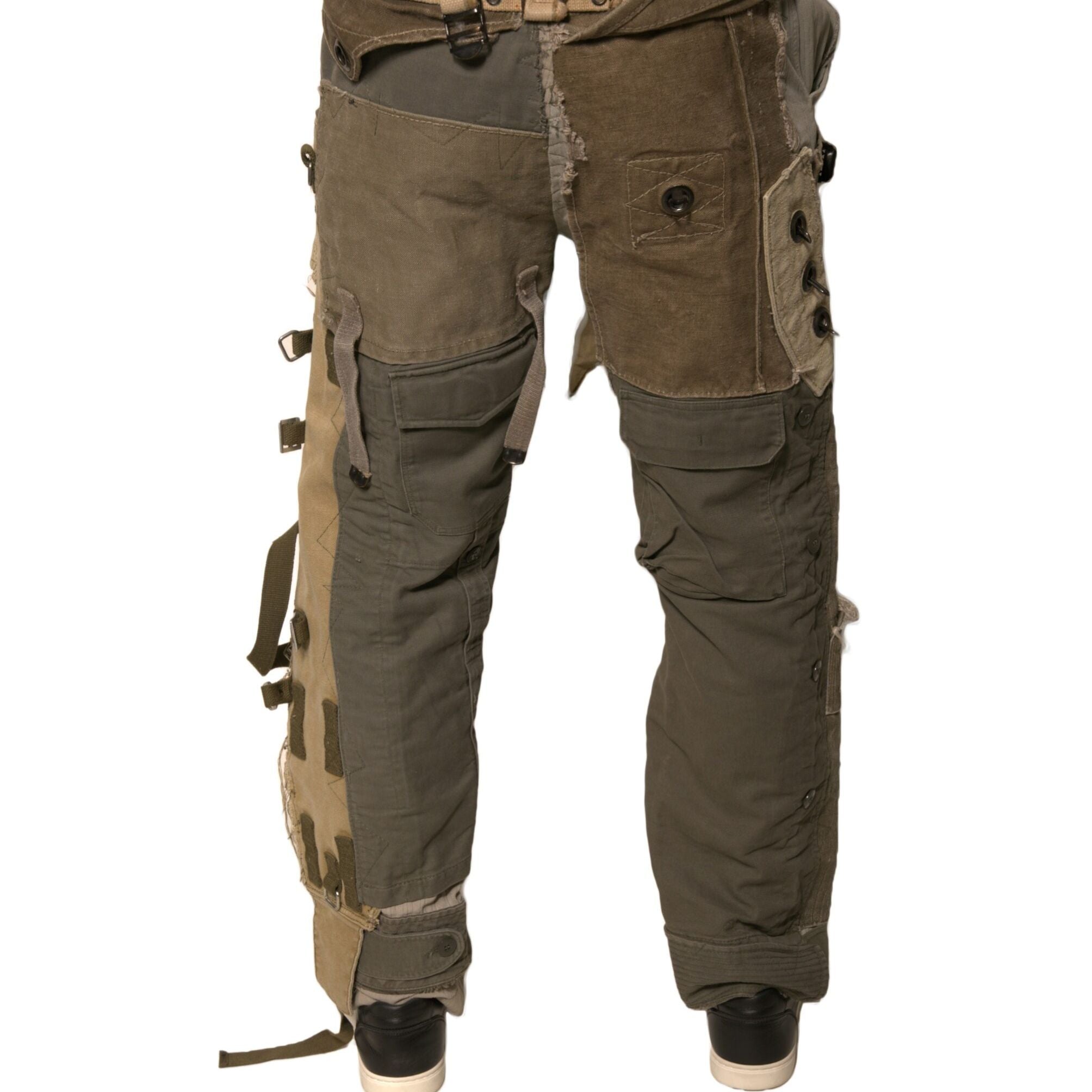 Dolce & Gabbana Multicolor Reconstructed Flight Cargo Pants