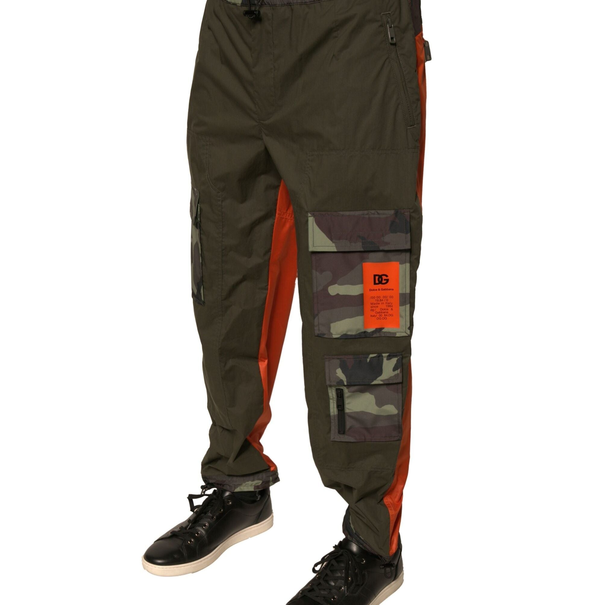 Dolce & Gabbana Multicolor Camouflage Jogger Cargo Pants