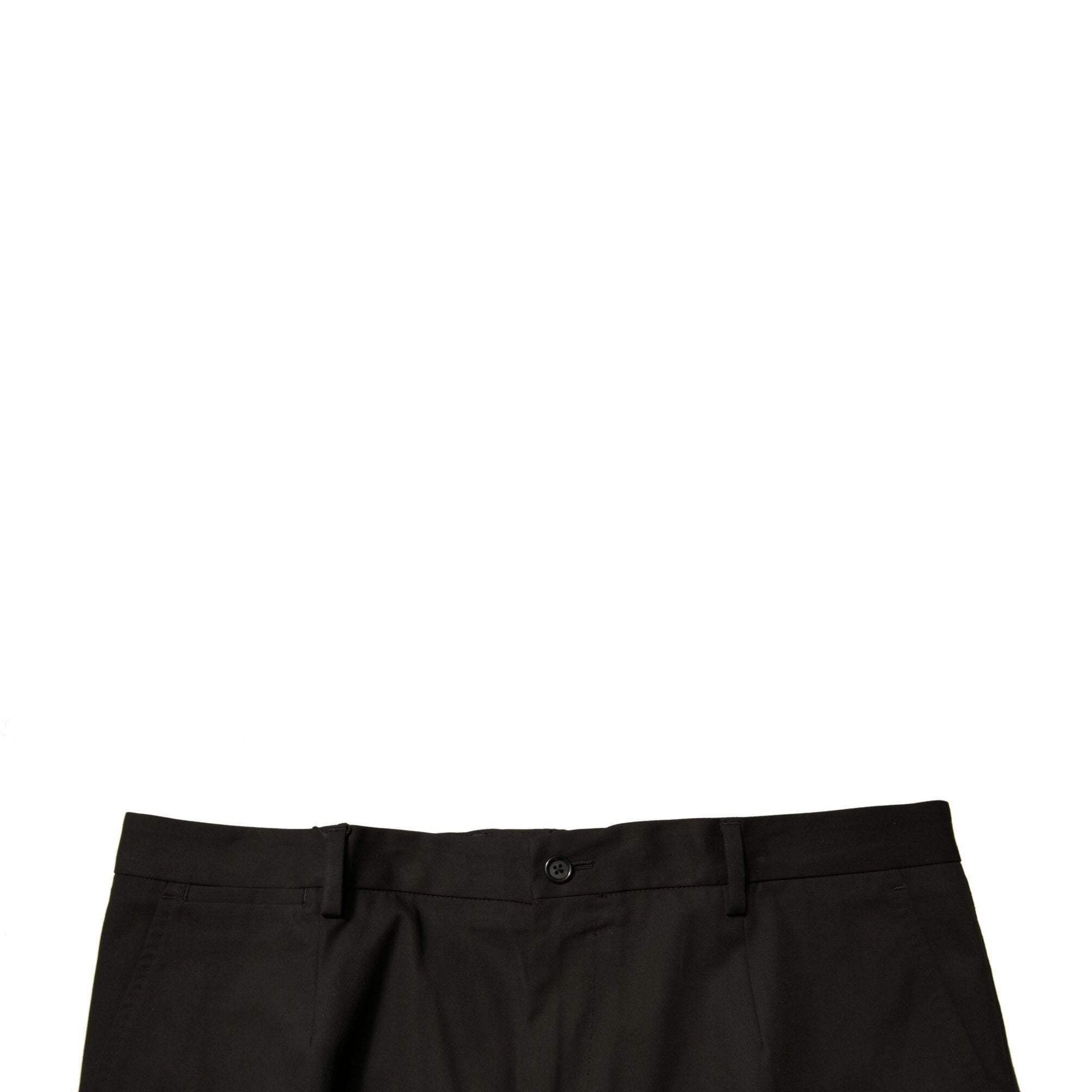 Dolce & Gabbana Black Cotton Men Cargo Casual Pants