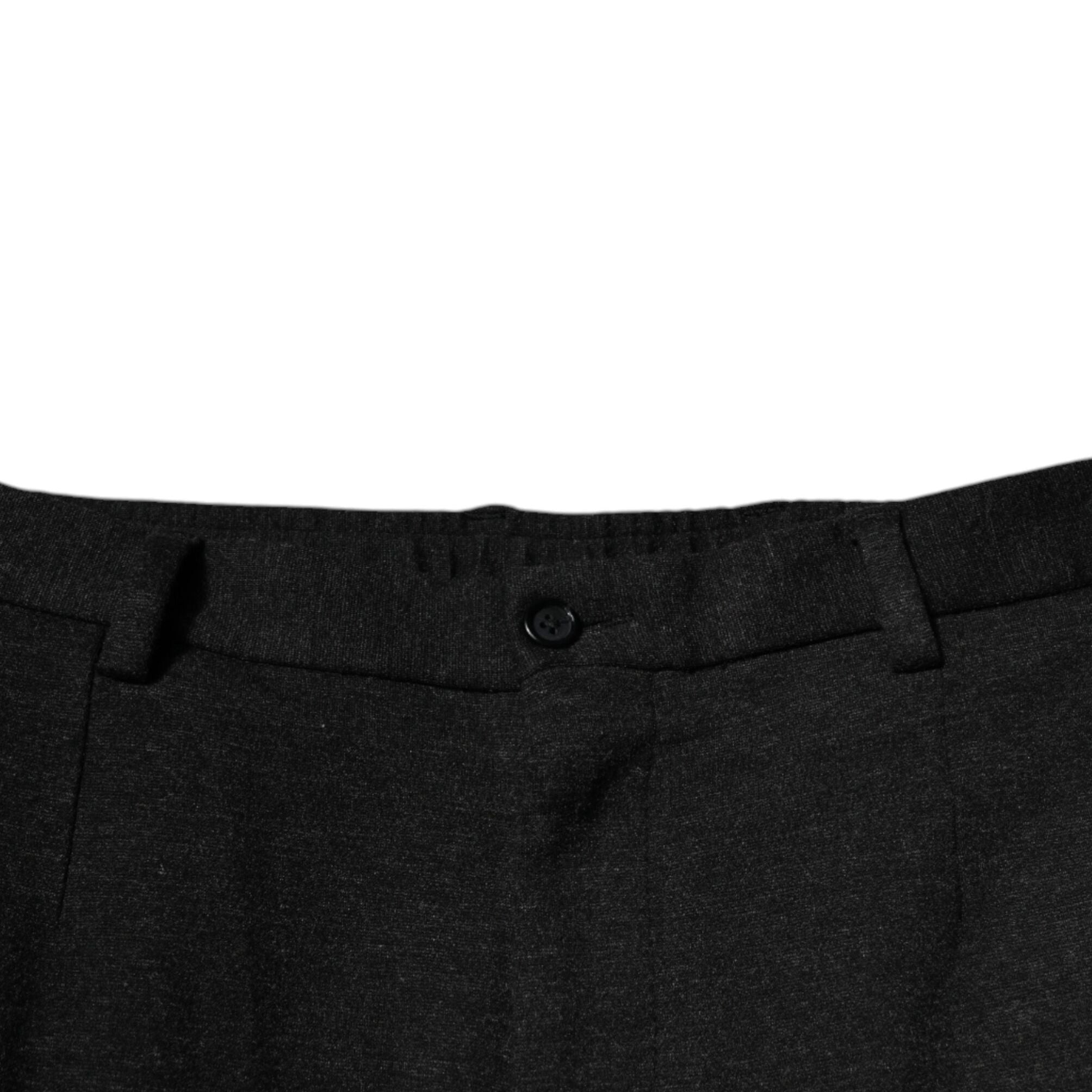 Dolce & Gabbana Black Viscose Cargo Men Casual Pants