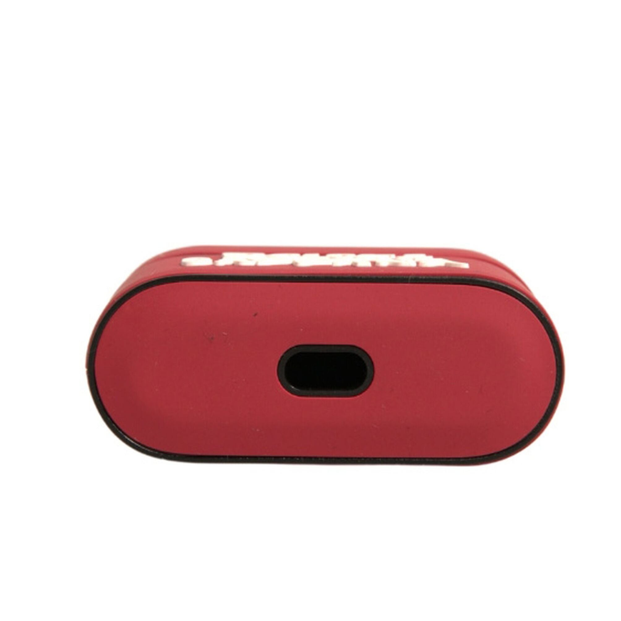 Dolce & Gabbana Red PVC Embossed Logo Plaque Holder Airpods Case