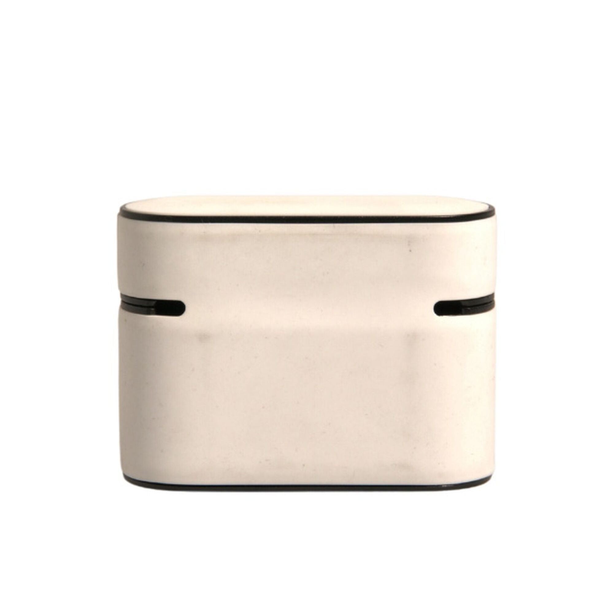 Dolce & Gabbana White PVC Embossed Logo Plaque Holder Airpods Case