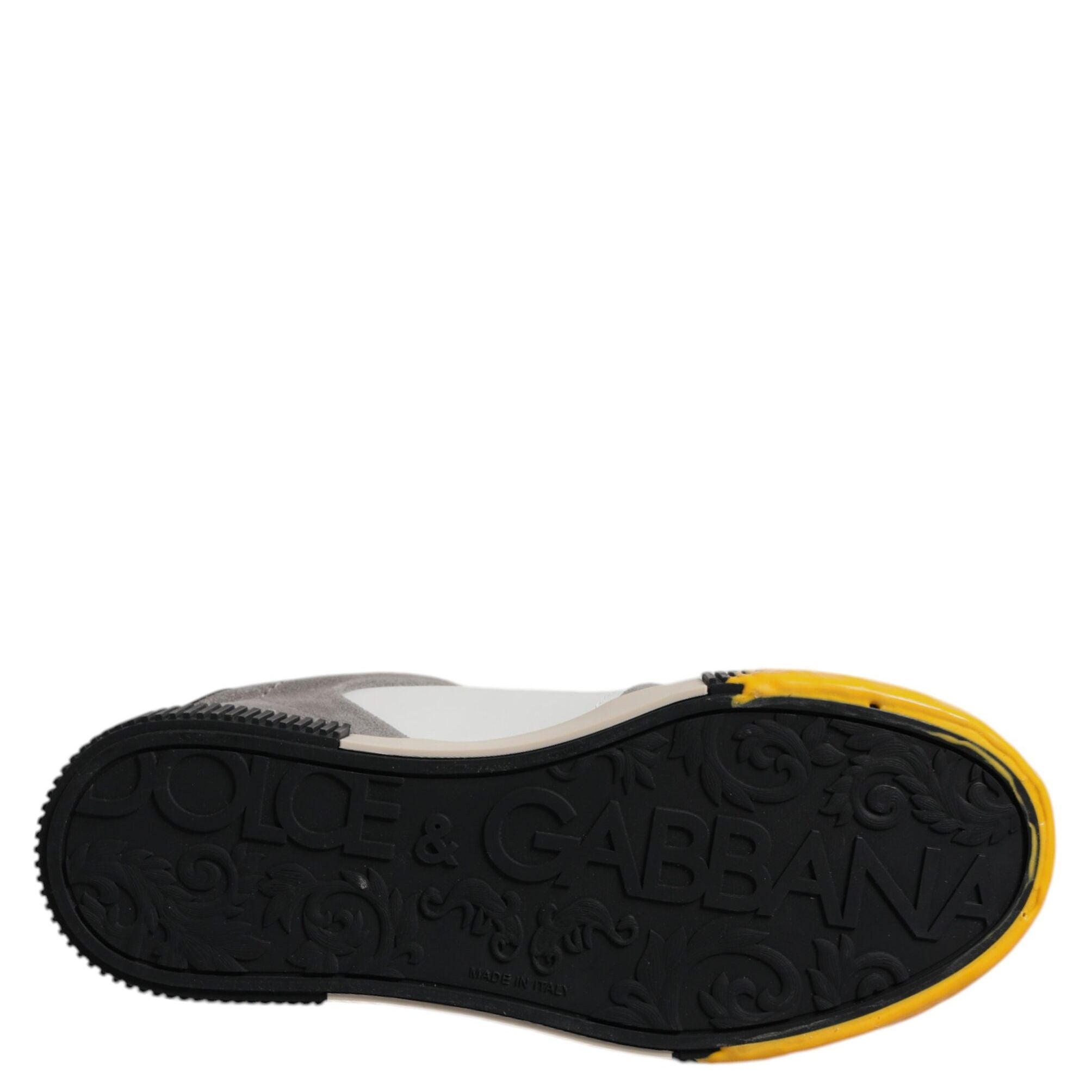 Dolce & Gabbana Multicolor Leather DNA Low Top Sneakers Shoes