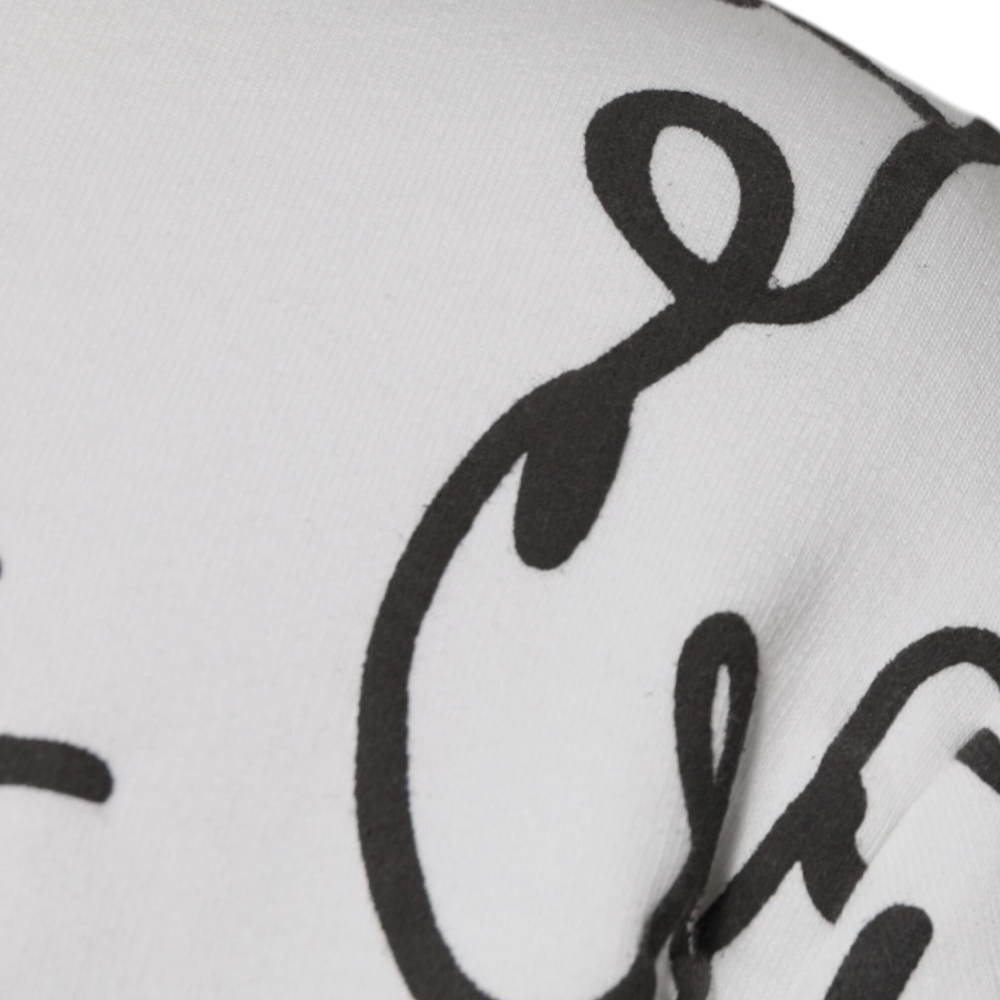 Dolce & Gabbana White Logo Cotton Hooded Sweatshirt Sweater