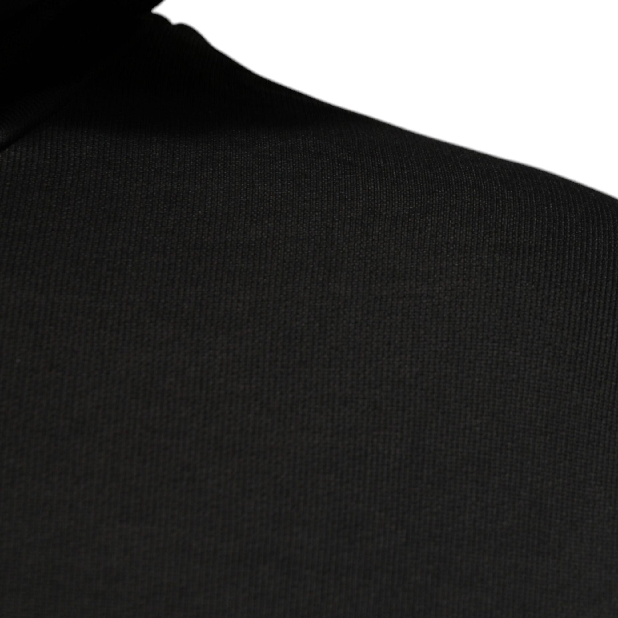 Dolce & Gabbana Black Cotton Hooded DG Shield Pullover Sweater