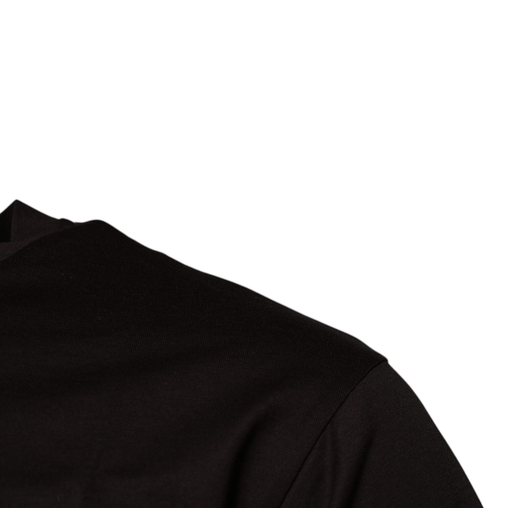 Dolce & Gabbana Dark Brown Logo Cotton Crew Neck T-shirt