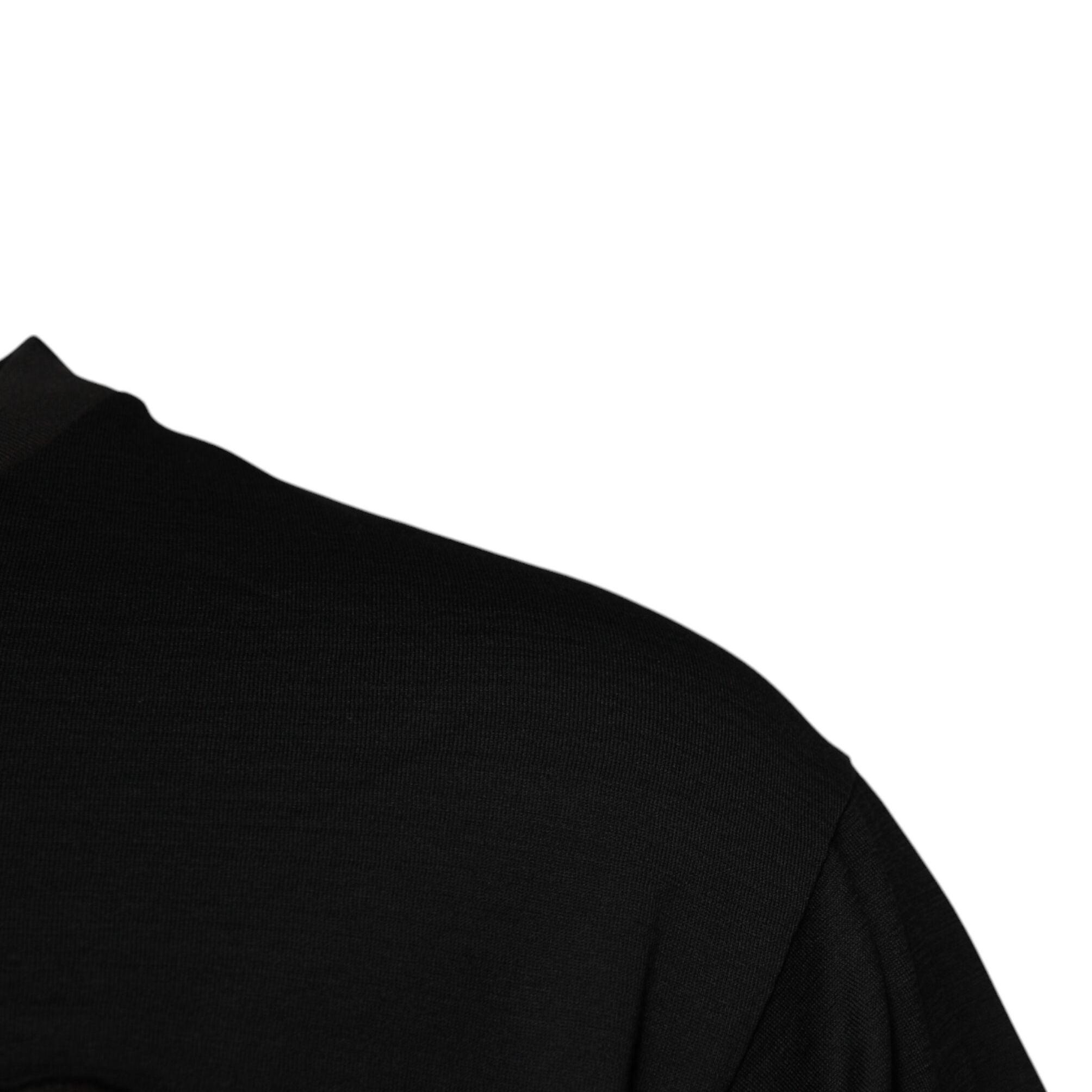 Dolce & Gabbana Black DG Logo Cotton Crew Neck T-shirt
