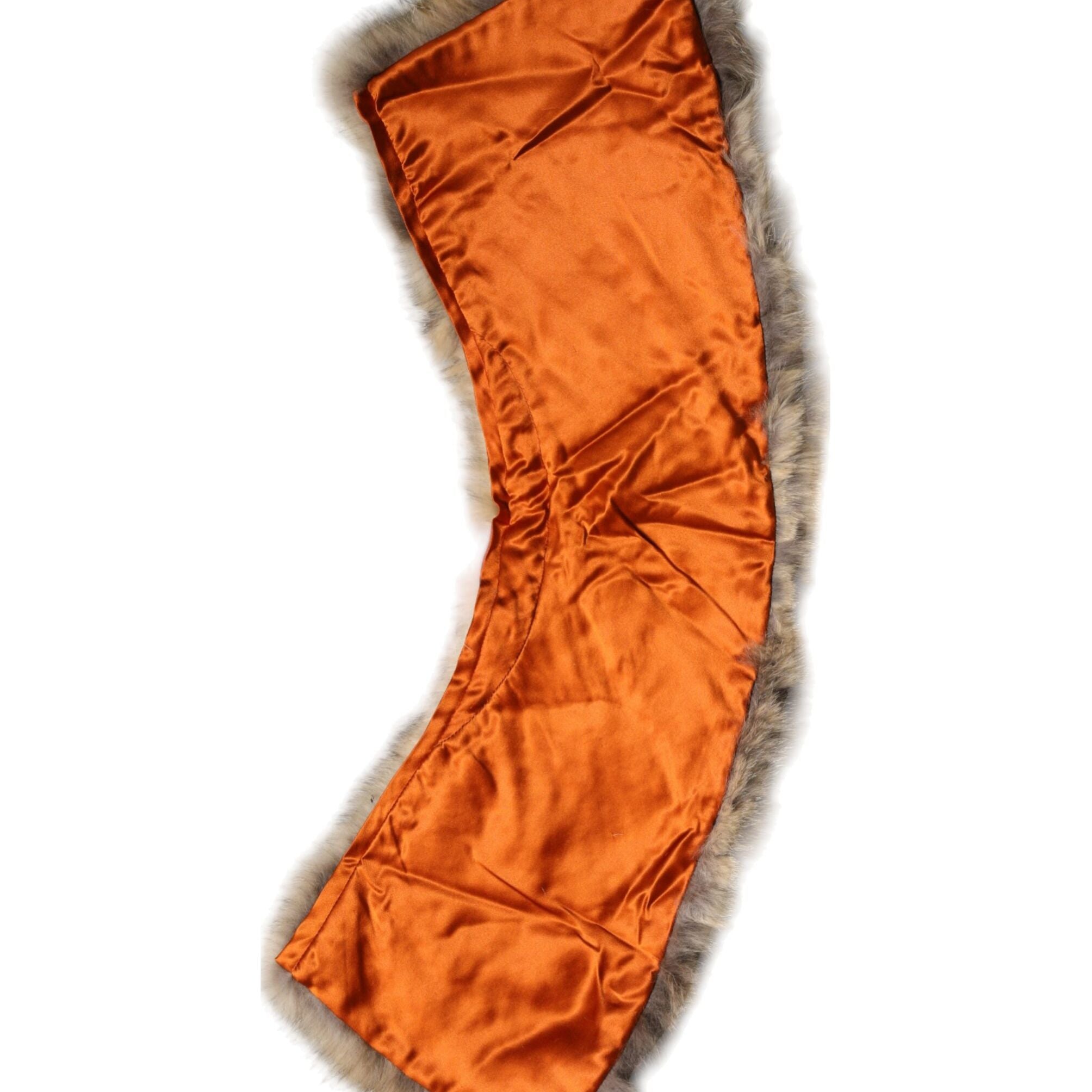 Dolce & Gabbana Brown Fur Shoulder Collar Neck Wrap Scarf