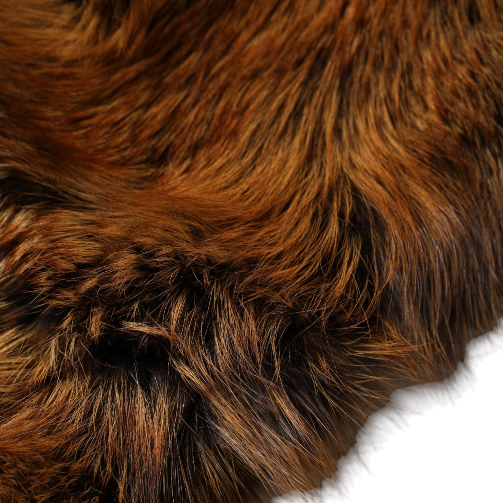 Dolce & Gabbana Brown Red Fox Fur Neck Warmer Winter Scarf