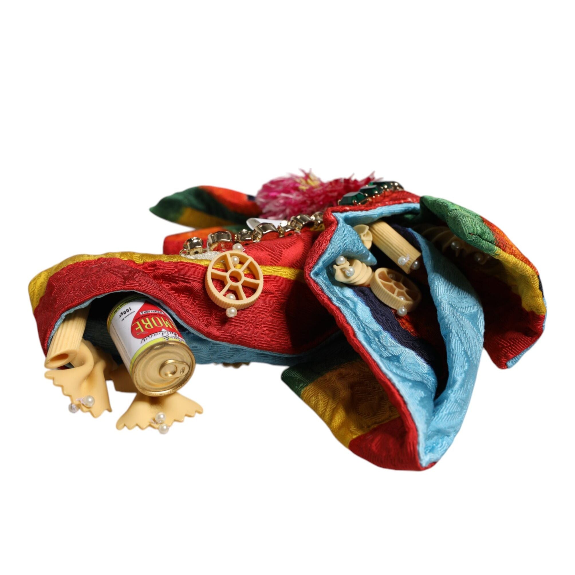 Dolce & Gabbana Multicolor Floral Crystal Embellished Diadem Headband