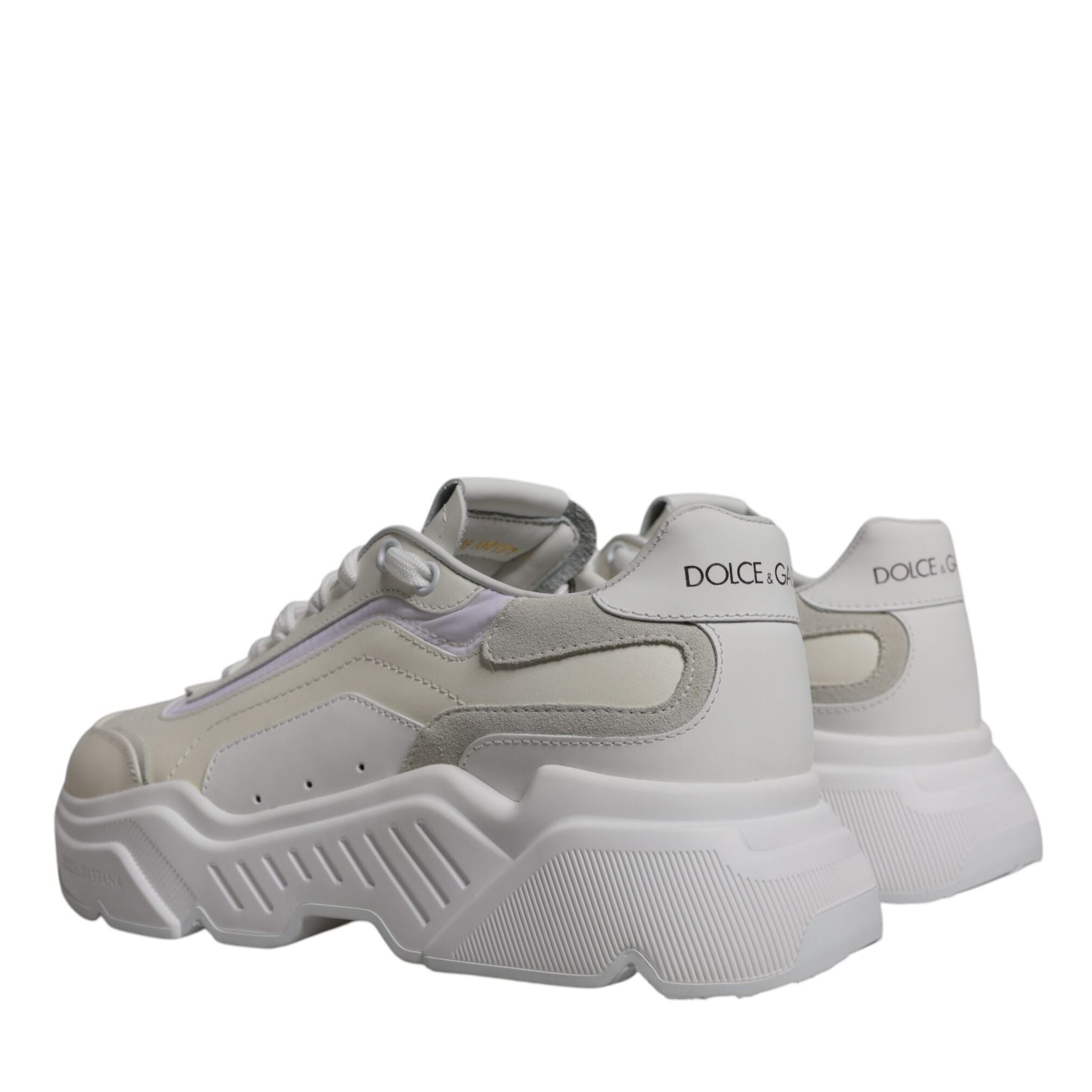 Dolce & Gabbana White Daymaster Low Top Sneakers Shoes