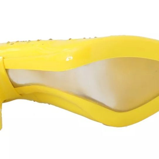 Dolce & Gabbana Yellow Crystal Heels CINDERELLA Shoes