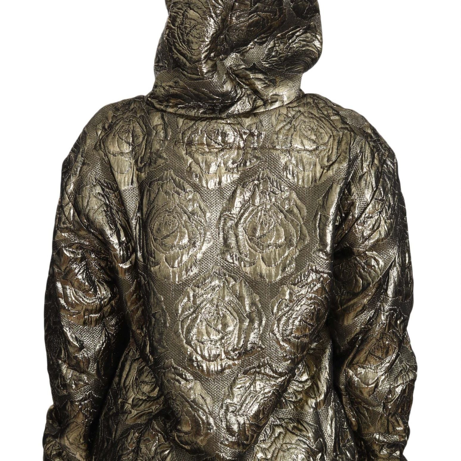 Dolce & Gabbana Im The Queen Jaquard Gold Sweatshirt  Hoodie