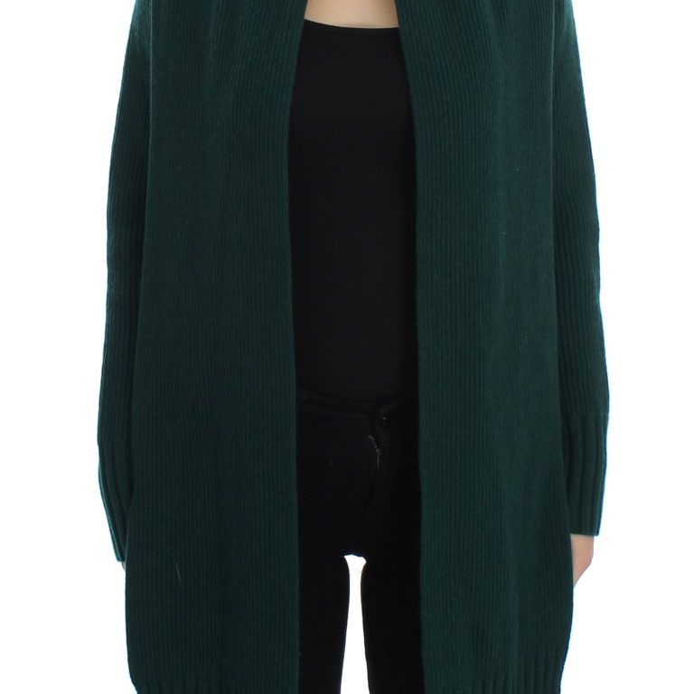 Dolce & Gabbana Green Knitted Cashmere Cardigan