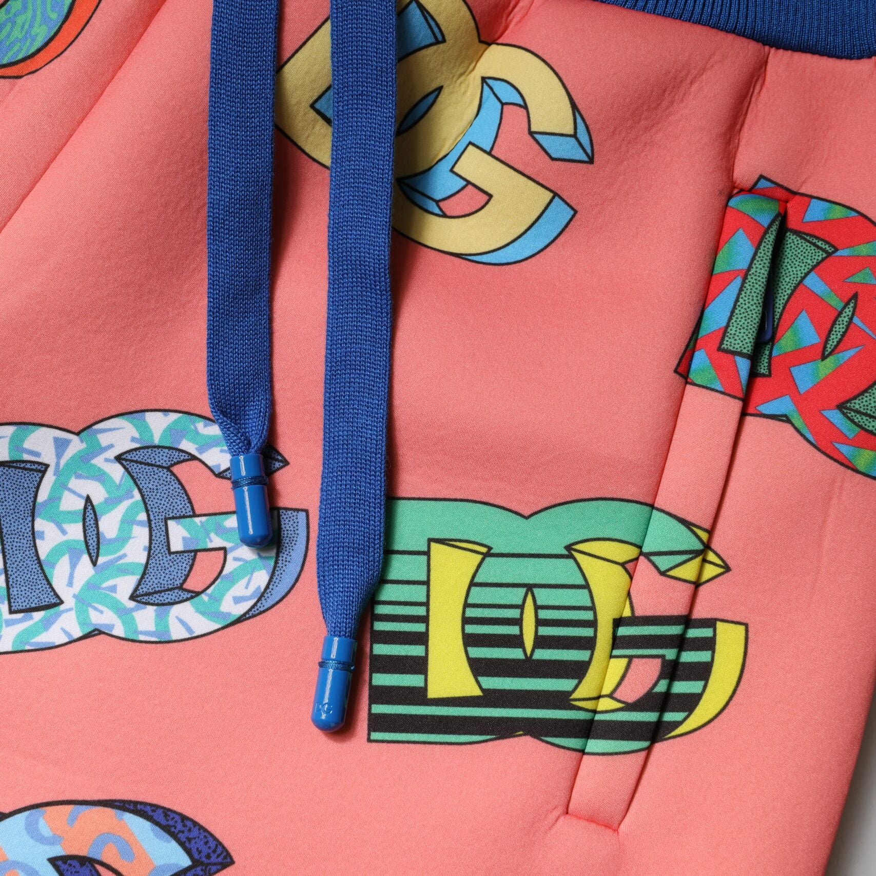 Dolce & Gabbana Pink Logo Monogram Jogger Sweatpants Pants
