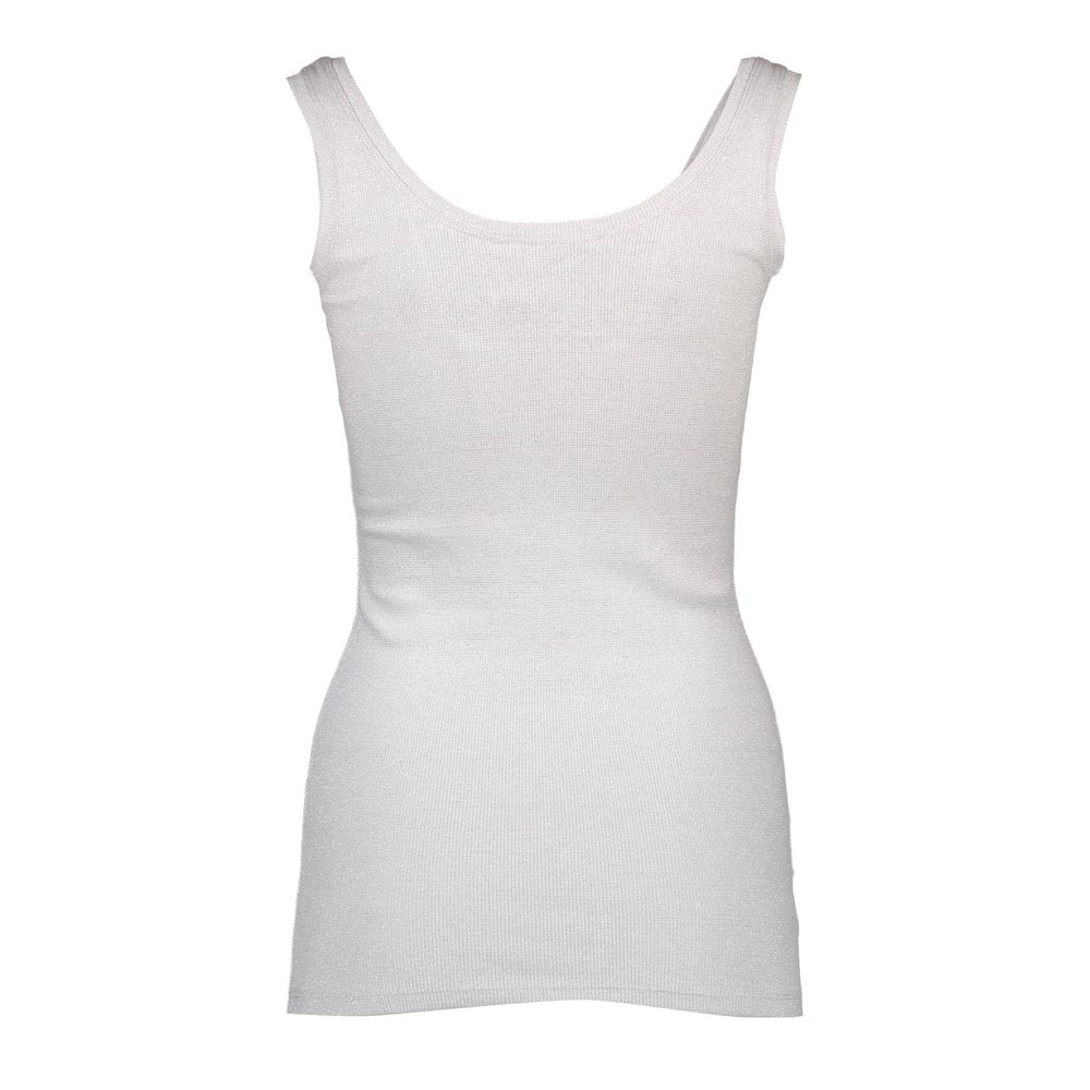 Silvian Heach Bianco Cotton Women T-Shirt